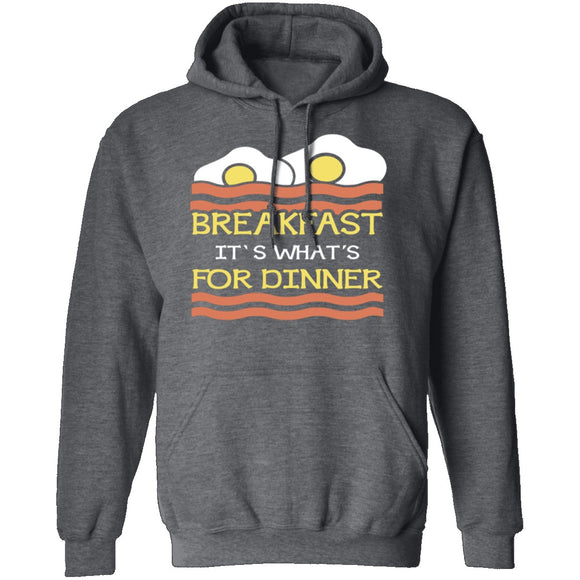 Breakfast It's What's For Dinner T-Shirt CustomCat