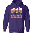 Breakfast It's What's For Dinner T-Shirt CustomCat