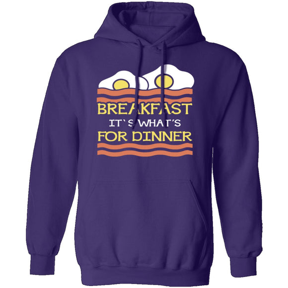 Breakfast It's What's For Dinner T-Shirt CustomCat