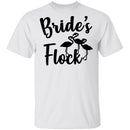 Bride's Flock T-Shirt CustomCat