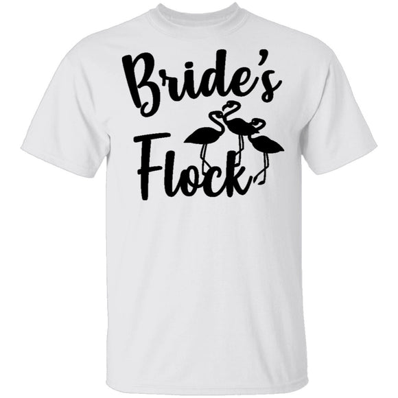 Bride's Flock T-Shirt CustomCat