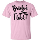 Bride's Flock T-Shirt CustomCat