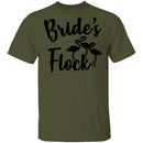Bride's Flock T-Shirt CustomCat