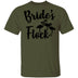 Bride's Flock T-Shirt CustomCat