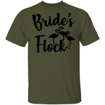 Bride's Flock T-Shirt CustomCat