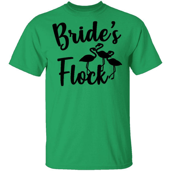 Bride's Flock T-Shirt CustomCat