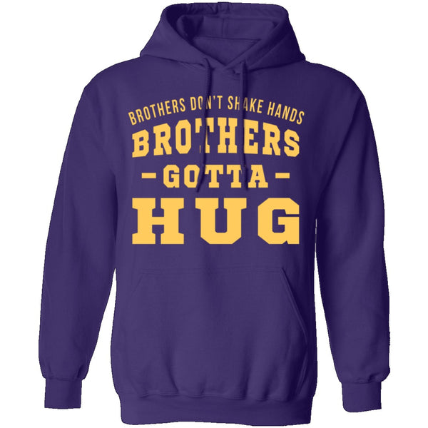Brothers Gotta Hug T-Shirt CustomCat