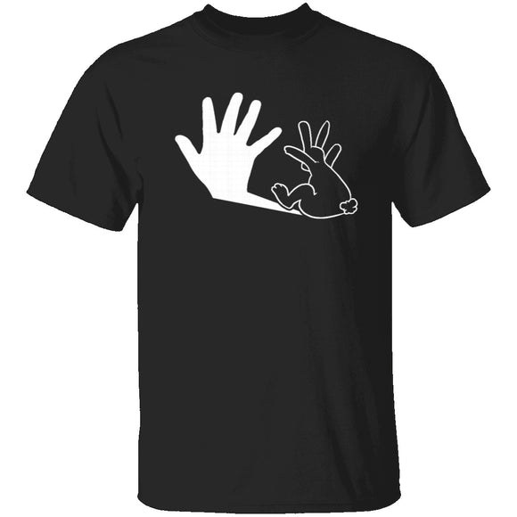 Bunny Shadow T-Shirt CustomCat