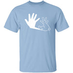 Bunny Shadow T-Shirt CustomCat