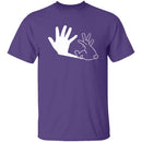 Bunny Shadow T-Shirt CustomCat