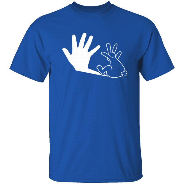 Bunny Shadow T-Shirt CustomCat