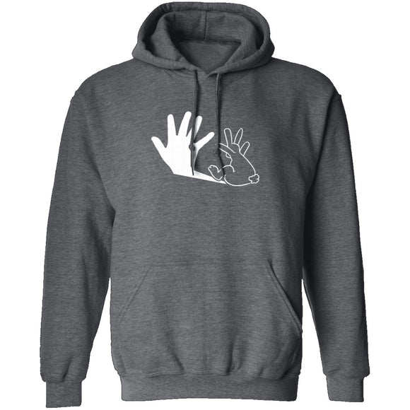 Bunny Shadow T-Shirt CustomCat