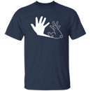 Bunny Shadow T-Shirt CustomCat