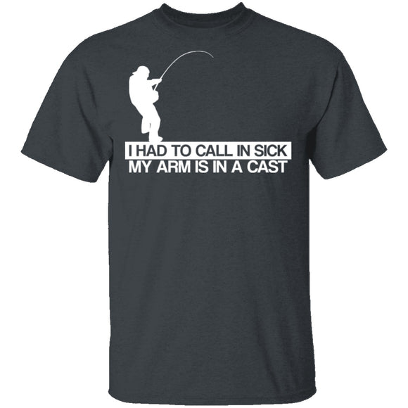 Call In Sick Arms in a Cast T-Shirt CustomCat