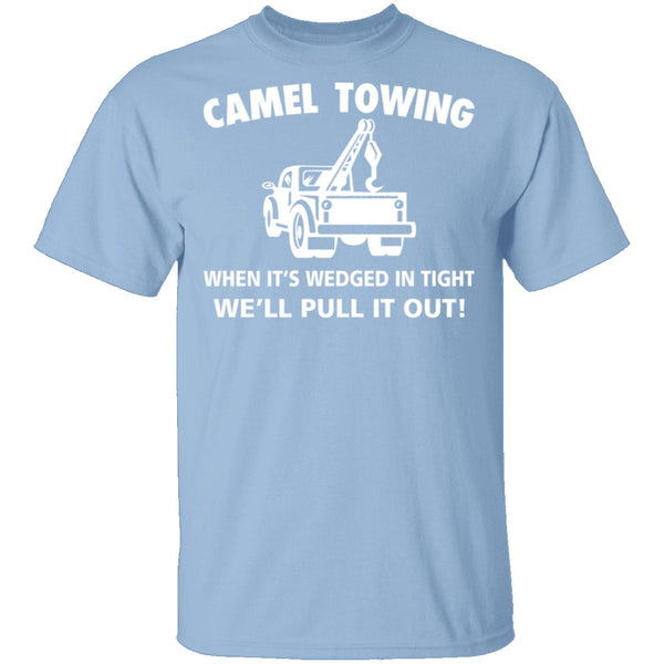 Camel Towing T-Shirt CustomCat