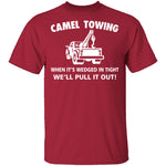 Camel Towing T-Shirt CustomCat