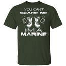 Can't Scare A Marine T-Shirt CustomCat