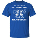 Can't Scare A Marine T-Shirt CustomCat