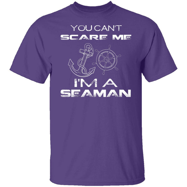 Can't Scare A Seaman T-Shirt CustomCat