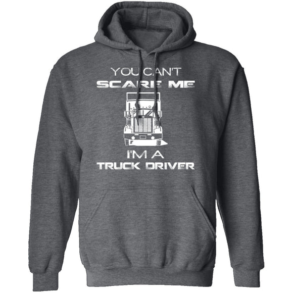 Can't Scare Truck Drivers T-Shirt CustomCat
