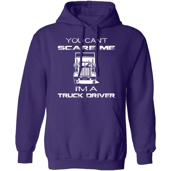 Can't Scare Truck Drivers T-Shirt CustomCat