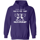 Can't Scare A Marine T-Shirt CustomCat