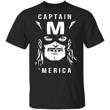 Captain Merica T-Shirt CustomCat