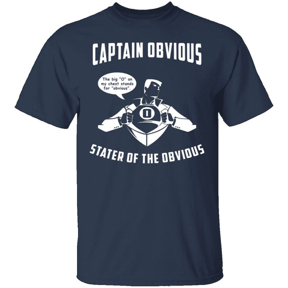 Captain Obvious T-Shirt CustomCat