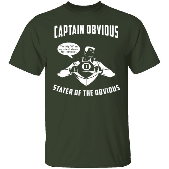 Captain Obvious T-Shirt CustomCat