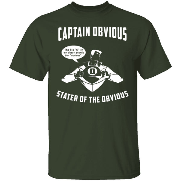 Captain Obvious T-Shirt CustomCat