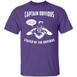 Captain Obvious T-Shirt CustomCat