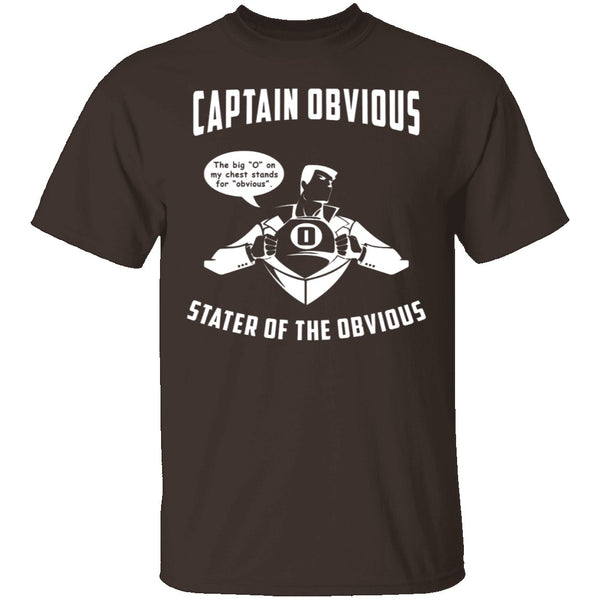 Captain Obvious T-Shirt CustomCat