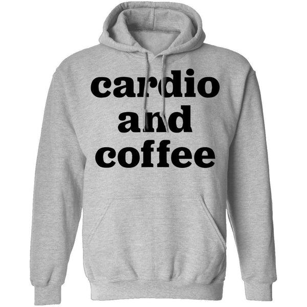 Cardio and Coffee T-Shirt CustomCat
