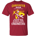 Carpenter Definition T-Shirt CustomCat