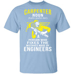 Carpenter Definition T-Shirt CustomCat