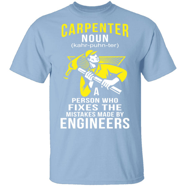 Carpenter Definition T-Shirt CustomCat