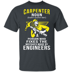 Carpenter Definition T-Shirt CustomCat