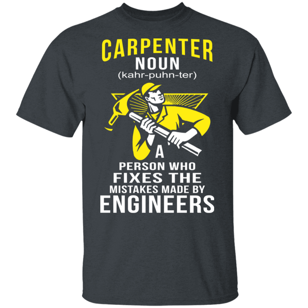 Carpenter Definition T-Shirt CustomCat