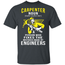 Carpenter Definition T-Shirt CustomCat