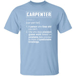 Carpenter Description T-Shirt CustomCat
