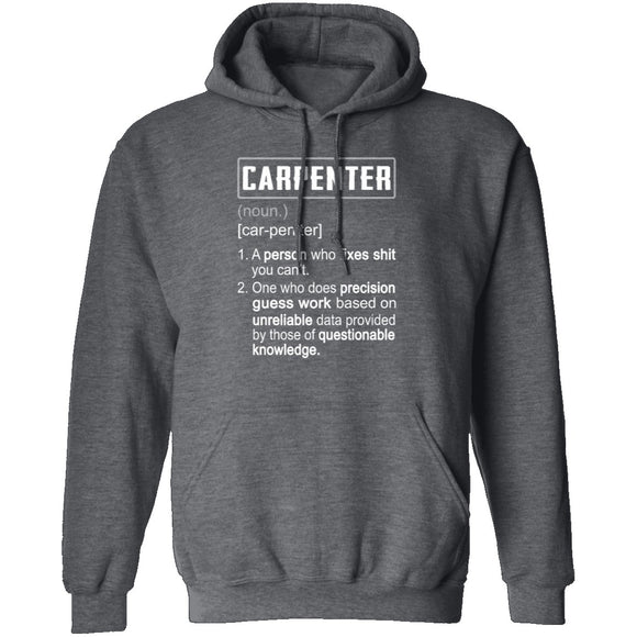 Carpenter Description T-Shirt CustomCat