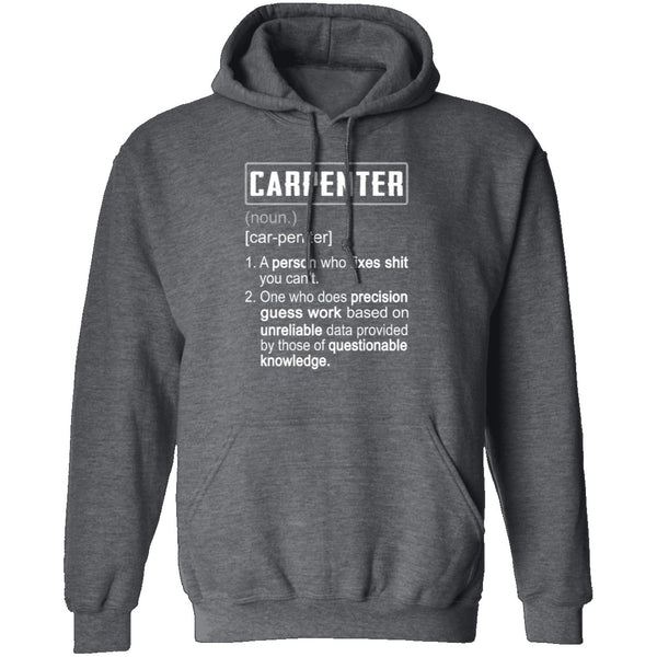Carpenter Description T-Shirt CustomCat