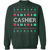 Cashier Ugly Christmas Sweater CustomCat