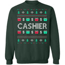 Cashier Ugly Christmas Sweater CustomCat