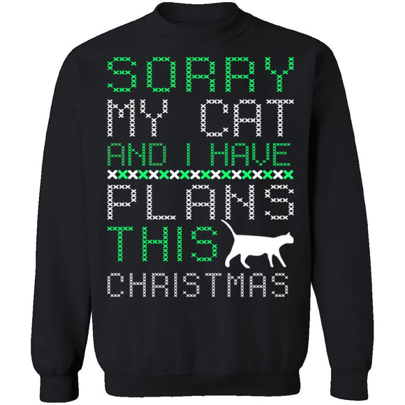 Cat Plans For Christmas T-Shirt CustomCat
