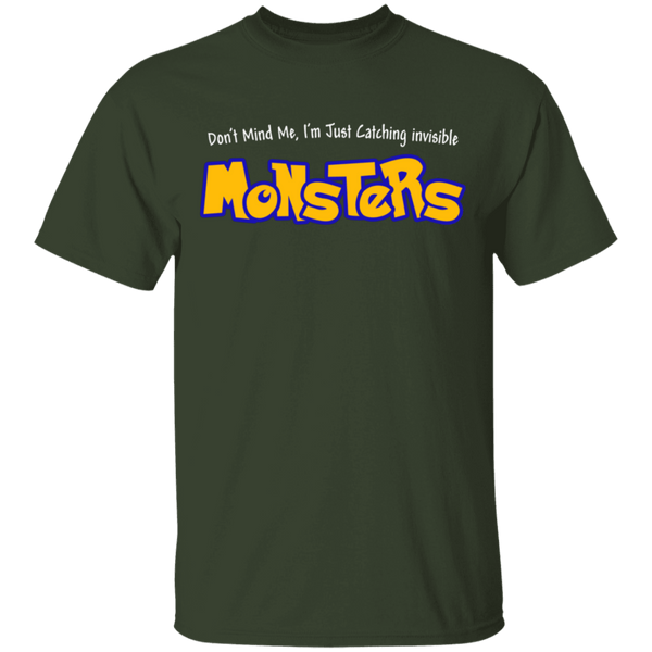 Catching Invisible Monsters Pokemon T-Shirt CustomCat