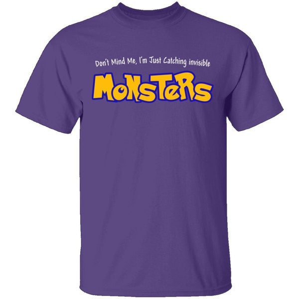 Catching Invisible Monsters Pokemon T-Shirt CustomCat