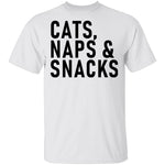 Cats Naps ' Snacks T-Shirt CustomCat