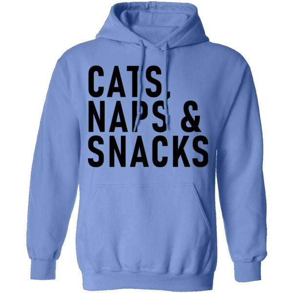 Cats Naps ' Snacks T-Shirt CustomCat
