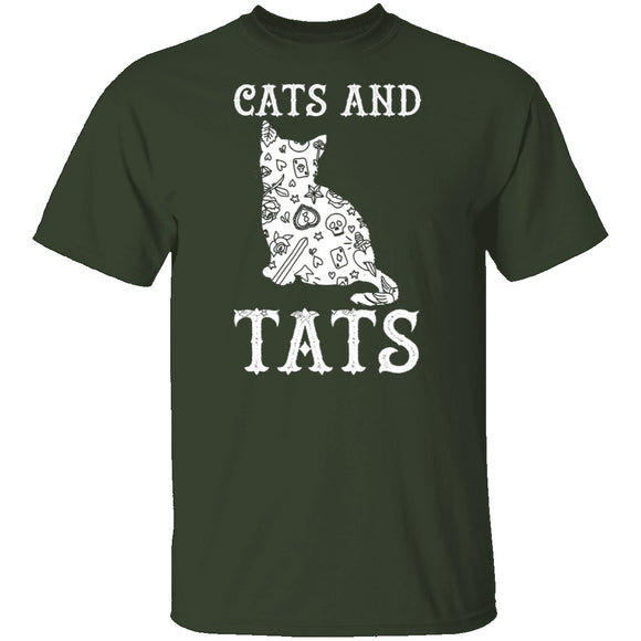 Cats & Tats T-Shirt CustomCat